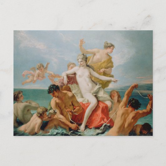 De triomf van de marinier Venus | Sebastiano Ricci Briefkaart (Voorkant)