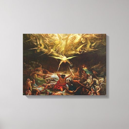 De triomf van het christendom door Gustave Dore Canvas Afdruk (Voorkant)