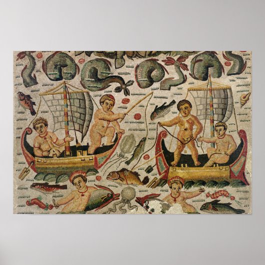 De triomf van Neptune en Amphitriet Poster (Voorkant)