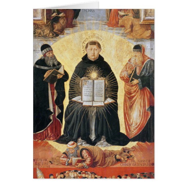 De triomf van St. Thomas Aquinas (Voorkant)