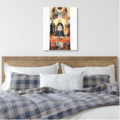 De triomf van St. Thomas Aquinas Canvas Afdruk (Insitu (Slaapkamer))