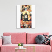 De triomf van St. Thomas Aquinas Canvas Afdruk (Insitu (Woonkamer))