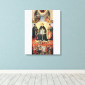 De triomf van St. Thomas Aquinas Canvas Afdruk (Insitu (Houten vloer))