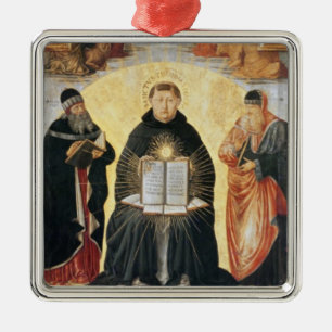 De triomf van St. Thomas Aquinas Metalen Ornament