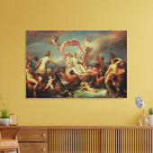 De triomf van Venus Canvas Afdruk (Insitu (Woonkamer))