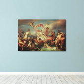 De triomf van Venus Canvas Afdruk (Insitu (Houten vloer))