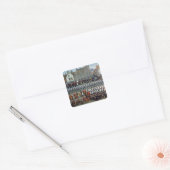 De triomf vierkante sticker (Envelop)
