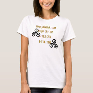 De troep van het Meisje T-shirt