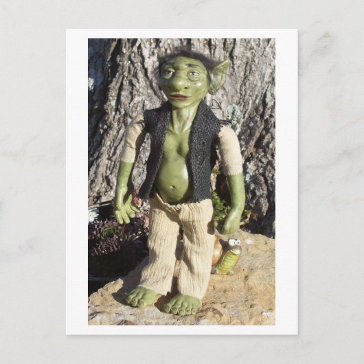 De trol dichten briefkaart (Voorkant)