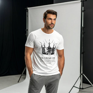 De troon is mijn kroon T-shirt   Savage Alpha