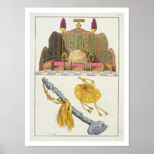 De troon van een Chinese keizer, jojojojo-scepter Poster