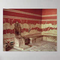 De troonzaal van Minos, 1500-1400 voor Christus