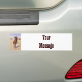 De Trooper van Frederic Remington Bumpersticker (Op auto)