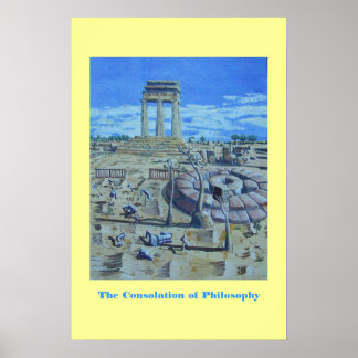 De troost van de filosofie poster