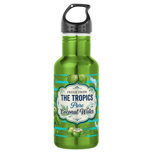 De Tropen Waterfles (Voorkant)