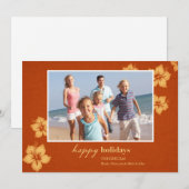 De tropische Kaarten van de Foto van de Vakantie (Voorkant / Achterkant)