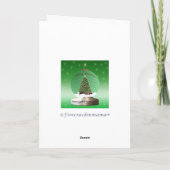 De tropische Kerstkaart van de Vogel Feestdagen Kaart (Achterkant)