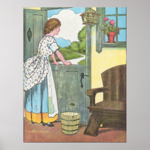 DE TROS BLAUWE LINTEN POSTER