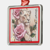 De trots van de leeuw metalen ornament (Links)