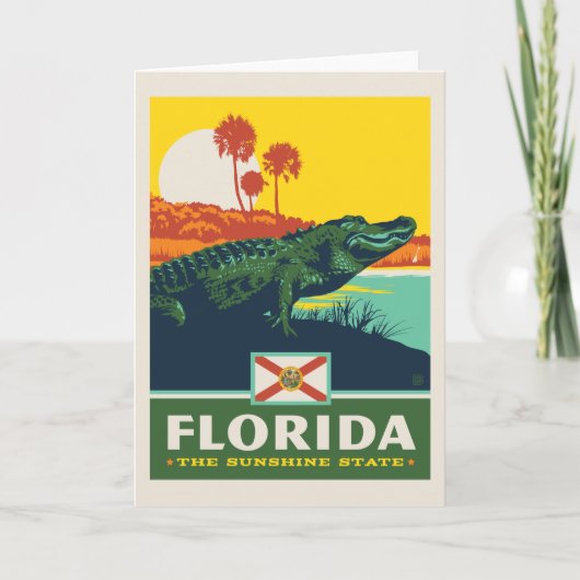 De Trots van de staat | Florida Kaart (Voorkant)