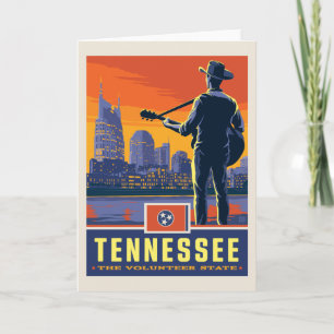 De Trots van de staat   Tennessee Kaart