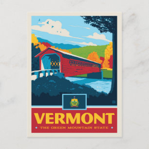 De Trots van de staat   Vermont Briefkaart