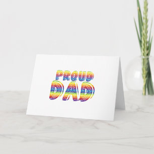 De trotse Gift van Vaderdag van de Trots van de Kaart