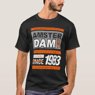 De trotse hoofdstad van Nederland Amsterdam City T-shirt