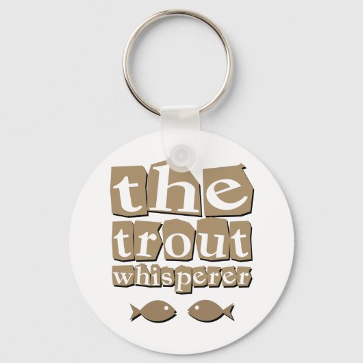 De Trout Whisperer Sleutelhanger (Voorkant)