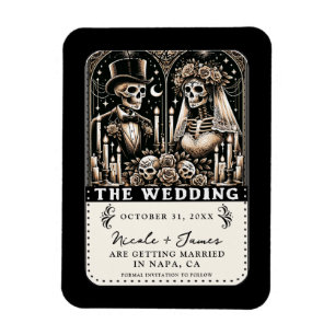 DE TROUW Tarot Skeletten Save the Date Magneet