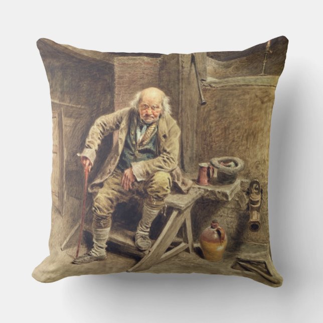 De trouwe oude servant kussen (Voorkant)
