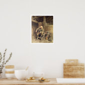 De trouwe oude servant poster (Keuken)