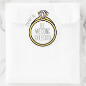 De trouwring die ik doe Collectie Sticker (Tas)