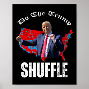 De Trump Shuffle Trump Elaine Dans Gif Trump Dan Poster