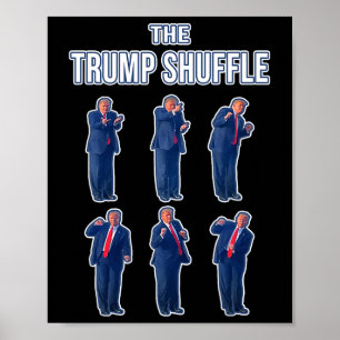 De Trump Shuffle Trump Elaine Dans Gif Trump Dan Poster