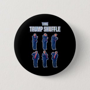 De Trump Shuffle Trump Elaine Dans Gif Trump Dan Ronde Button 5,7 Cm