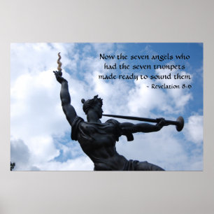 De trumpet van de engel poster