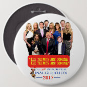 De Trumps komen eraan! Ronde Button 6,0 Cm (Voorkant /achterkant)