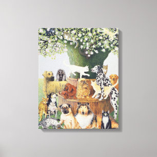 De trysting-boom canvas afdruk