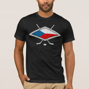 De Tsjechische T-shirt van het Hockey met Naam &