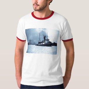 De Tug Jesse James Great Lakes Tug Boat T-shirt