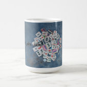 de tuile de tasse d'heure-milliampère de jongg (Centre)
