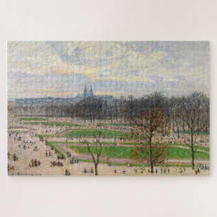 De Tuilerieentuin op een wintermiddag Legpuzzel