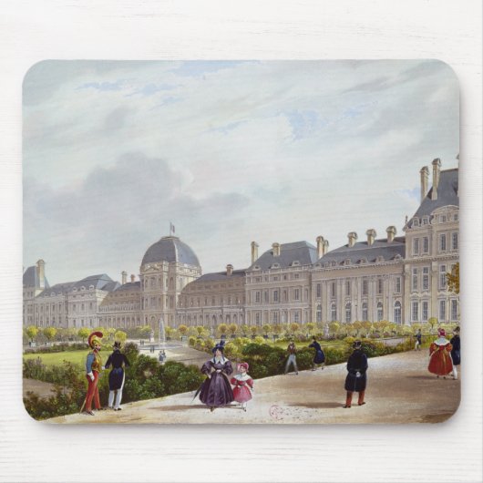De Tuileries tijdens het herstel Muismat (Voorkant)