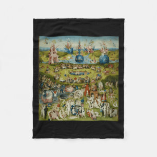 De Tuin Der Aardse Genoegens Van Hieronymus Bosch Fleece Deken