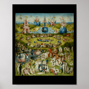 De Tuin Der Aardse Genoegens Van Hieronymus Bosch Poster
