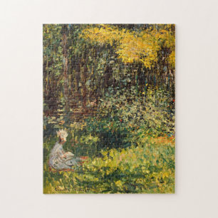 De tuin (detail) Monet Fine Art Legpuzzel