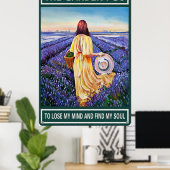 De tuin die ik ga poster (Thuiskantoor)