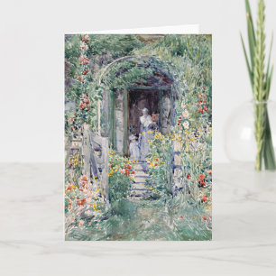 De tuin in zijn glorie Childe Hassam Kaart