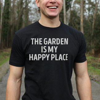 De tuin is mijn gelukkige plek t-shirt